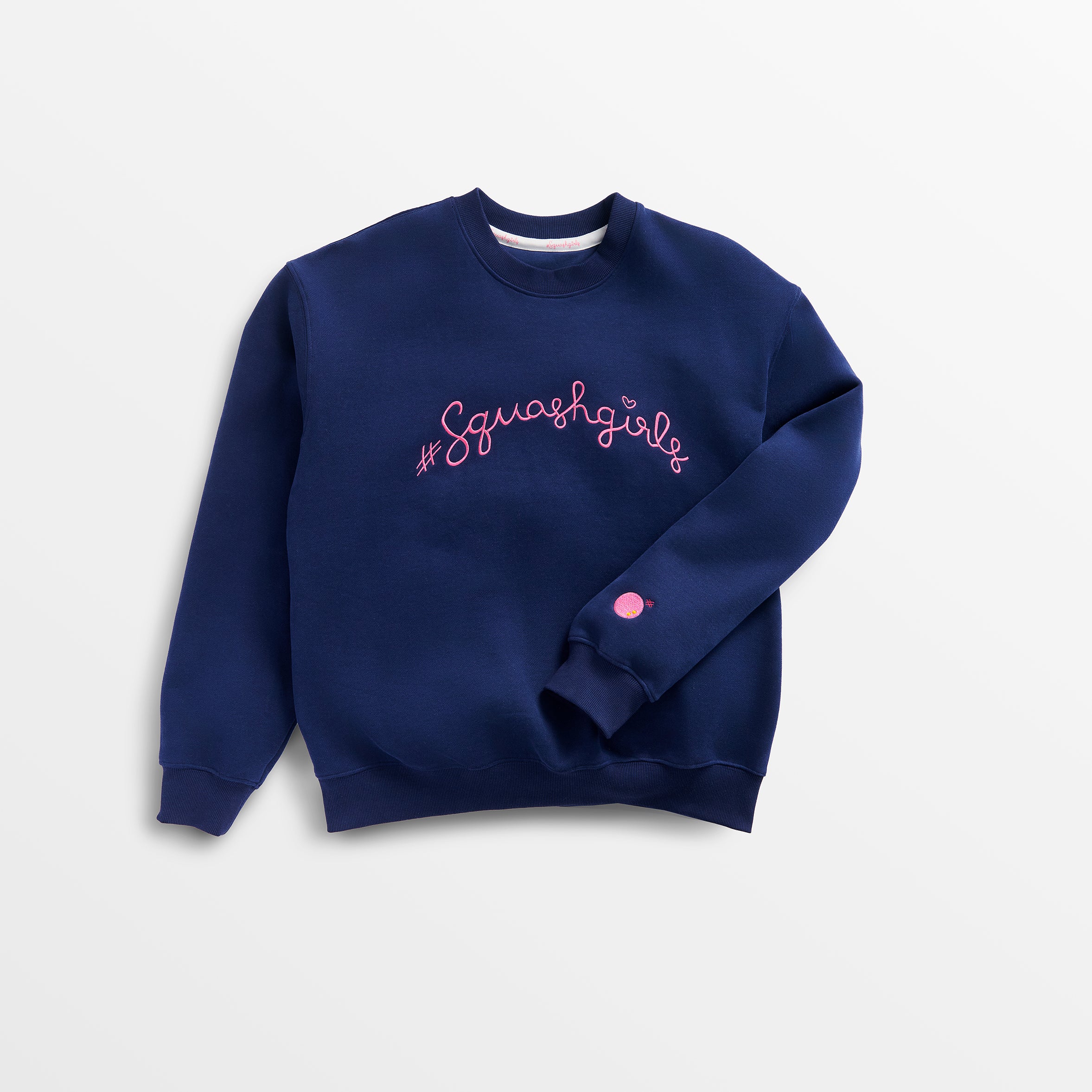 “Straight Drive” Crew Neck Fleece Top
